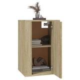 NNEVL Wall Mounted TV Cabinets 2 pcs Sonoma Oak 40x34.5x60 cm