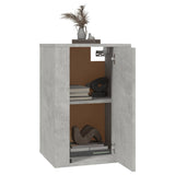 NNEVL Wall Mounted TV Cabinets 2 pcs Concrete Grey 40x34.5x60 cm