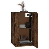 NNEVL Wall Mounted TV Cabinets 2 pcs Smoked Oak 40x34.5x60 cm