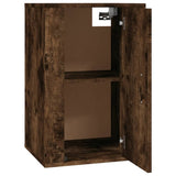 NNEVL Wall Mounted TV Cabinets 2 pcs Smoked Oak 40x34.5x60 cm