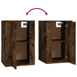 NNEVL Wall Mounted TV Cabinets 2 pcs Smoked Oak 40x34.5x60 cm