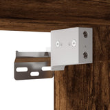 NNEVL Wall Mounted TV Cabinets 2 pcs Smoked Oak 40x34.5x60 cm