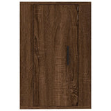 NNEVL Wall Mounted TV Cabinet Brown Oak 40x34.5x60 cm