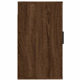 NNEVL Wall Mounted TV Cabinet Brown Oak 40x34.5x60 cm