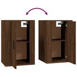 NNEVL Wall Mounted TV Cabinet Brown Oak 40x34.5x60 cm