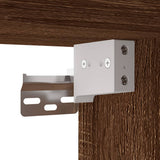 NNEVL Wall Mounted TV Cabinet Brown Oak 40x34.5x60 cm