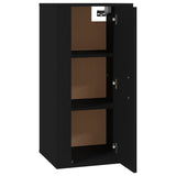 NNEVL Wall Mounted TV Cabinet Black 40x34.5x80 cm