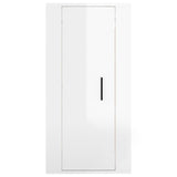 NNEVL Wall Mounted TV Cabinet High Gloss White 40x34.5x80 cm