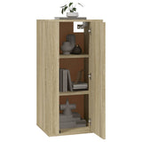 NNEVL Wall Mounted TV Cabinet Sonoma Oak 40x34.5x80 cm