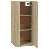 NNEVL Wall Mounted TV Cabinet Sonoma Oak 40x34.5x80 cm