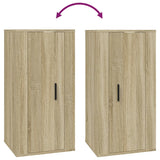 NNEVL Wall Mounted TV Cabinet Sonoma Oak 40x34.5x80 cm