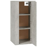 NNEVL Wall Mounted TV Cabinet Concrete Grey 40x34.5x80 cm