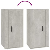 NNEVL Wall Mounted TV Cabinet Concrete Grey 40x34.5x80 cm