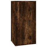 NNEVL Wall Mounted TV Cabinet Smoked Oak 40x34.5x80 cm