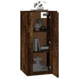NNEVL Wall Mounted TV Cabinet Smoked Oak 40x34.5x80 cm