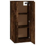 NNEVL Wall Mounted TV Cabinet Smoked Oak 40x34.5x80 cm
