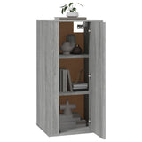 NNEVL Wall Mounted TV Cabinet Grey Sonoma 40x34.5x80 cm