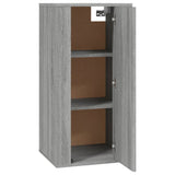 NNEVL Wall Mounted TV Cabinet Grey Sonoma 40x34.5x80 cm