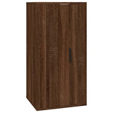 NNEVL Wall Mounted TV Cabinet Brown Oak 40x34.5x80 cm