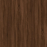 NNEVL Wall Mounted TV Cabinet Brown Oak 40x34.5x80 cm