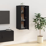 NNEVL Wall Mounted TV Cabinet Black 40x34.5x100 cm