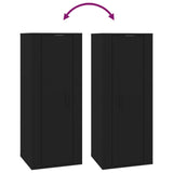 NNEVL Wall Mounted TV Cabinet Black 40x34.5x100 cm