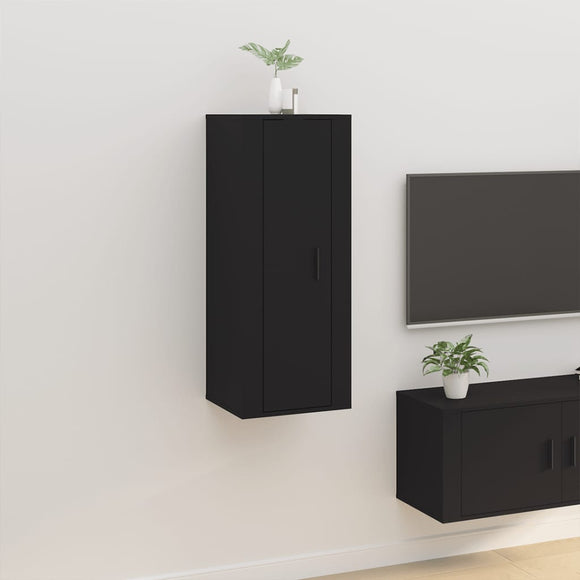 NNEVL Wall Mounted TV Cabinet Black 40x34.5x100 cm