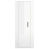 NNEVL Wall Mounted TV Cabinet High Gloss White 40x34.5x100 cm