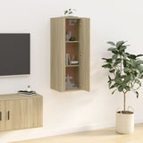 NNEVL Wall Mounted TV Cabinet Sonoma Oak 40x34.5x100 cm