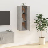 NNEVL Wall Mounted TV Cabinet Concrete Grey 40x34.5x100 cm