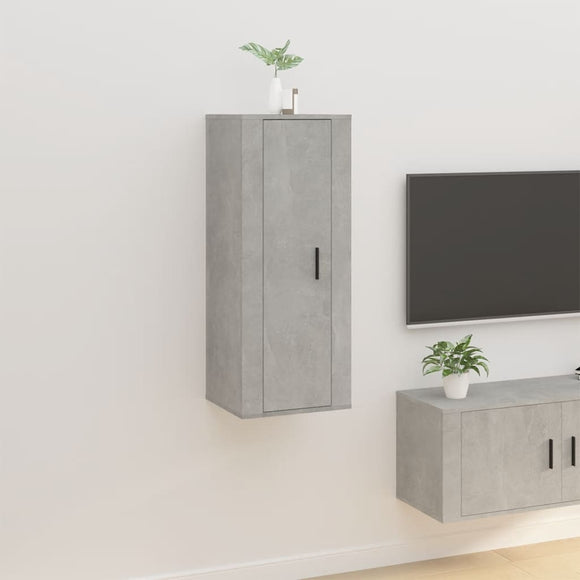 NNEVL Wall Mounted TV Cabinet Concrete Grey 40x34.5x100 cm