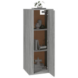 NNEVL Wall Mounted TV Cabinet Grey Sonoma 40x34.5x100 cm