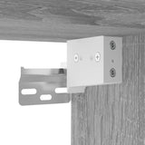 NNEVL Wall Mounted TV Cabinet Grey Sonoma 40x34.5x100 cm