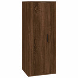 NNEVL Wall Mounted TV Cabinet Brown Oak 40x34.5x100 cm