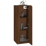 NNEVL Wall Mounted TV Cabinet Brown Oak 40x34.5x100 cm