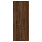 NNEVL Wall Mounted TV Cabinet Brown Oak 40x34.5x100 cm
