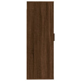 NNEVL Wall Mounted TV Cabinet Brown Oak 40x34.5x100 cm