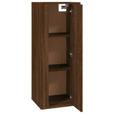 NNEVL Wall Mounted TV Cabinet Brown Oak 40x34.5x100 cm