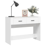 NNEVL Console Table White 100x39x75 cm Engineered Wood
