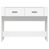 NNEVL Console Table White 100x39x75 cm Engineered Wood