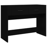 NNEVL Console Table Black 100x39x75 cm Engineered Wood