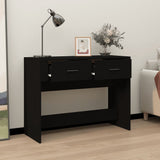 NNEVL Console Table Black 100x39x75 cm Engineered Wood