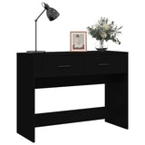 NNEVL Console Table Black 100x39x75 cm Engineered Wood