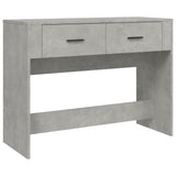 NNEVL Console Table Concrete Grey 100x39x75 cm Engineered Wood