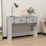 NNEVL Console Table Concrete Grey 100x39x75 cm Engineered Wood