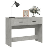 NNEVL Console Table Concrete Grey 100x39x75 cm Engineered Wood
