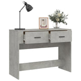 NNEVL Console Table Concrete Grey 100x39x75 cm Engineered Wood