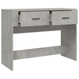 NNEVL Console Table Concrete Grey 100x39x75 cm Engineered Wood