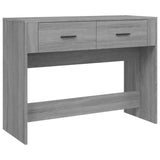 NNEVL Console Table Grey Sonoma 100x39x75 cm Engineered Wood