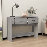 NNEVL Console Table Grey Sonoma 100x39x75 cm Engineered Wood
